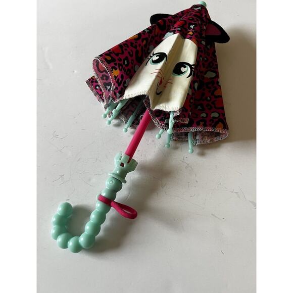 My Life As Doll Cat Kitty Rainy Day Play Umbrella 12" Tall Doll Accessories - Picture 2 of 4